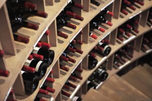 downstairs and wine cellars